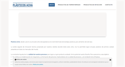 Desktop Screenshot of plasticosacha.com