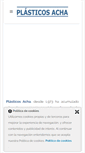 Mobile Screenshot of plasticosacha.com